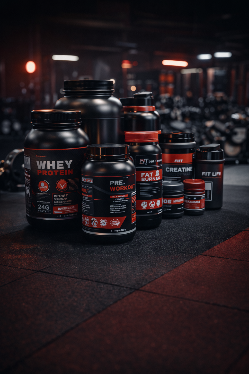 Productos de entrenamiento como proteina y pre entreno en FIT LIFE